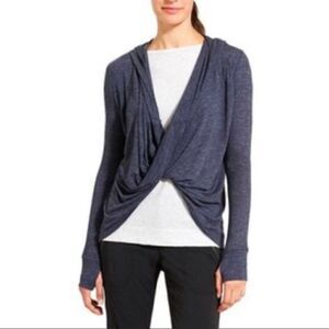Athleta Dark Gray Nep Infinity hoodie top size S